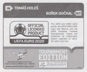 2021 Panini UEFA Euro 2020 Tournament Edition - Panini UEFA Euro 2020 Tournament Edition Updates #391x Tomas Holes Back