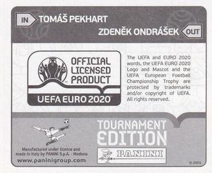 2021 Panini UEFA Euro 2020 Tournament Edition - Panini UEFA Euro 2020 Tournament Edition Updates #398x Tomas Pekhart Back