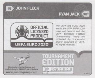 2021 Panini UEFA Euro 2020 Tournament Edition - Panini UEFA Euro 2020 Tournament Edition Updates #447x John Fleck Back