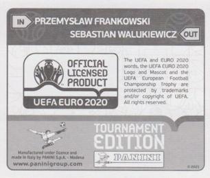 2021 Panini UEFA Euro 2020 Tournament Edition - Panini UEFA Euro 2020 Tournament Edition Updates #468x Przemyslaw Frankowski Back