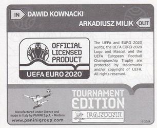 2021 Panini UEFA Euro 2020 Tournament Edition - Panini UEFA Euro 2020 Tournament Edition Updates #478x Dawid Kownacki Back