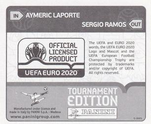 2021 Panini UEFA Euro 2020 Tournament Edition - Panini UEFA Euro 2020 Tournament Edition Updates #521x Aymeric Laporte Back