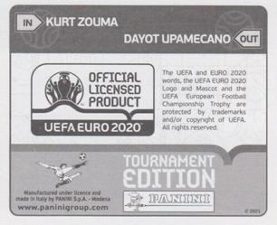 2021 Panini UEFA Euro 2020 Tournament Edition - Panini UEFA Euro 2020 Tournament Edition Updates #570x Kurt Zouma Back