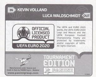 2021 Panini UEFA Euro 2020 Tournament Edition - Panini UEFA Euro 2020 Tournament Edition Updates #623x Kevin Volland Back