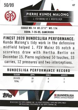 2020-21 Finest Bundesliga - Green Wave #67 Pierre Kunde Malong Back