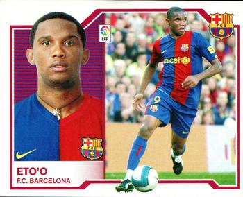 2007-08 Panini Liga Este Stickers #NNO Eto'o Front