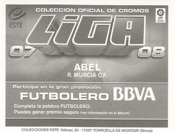 2007-08 Panini Liga Este Stickers #NNO Abel Back