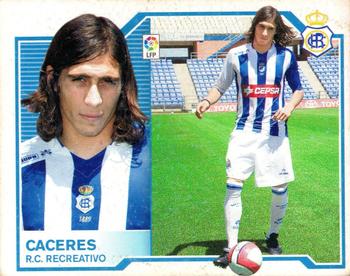 2007-08 Panini Liga Este Stickers #NNO Caceres Front