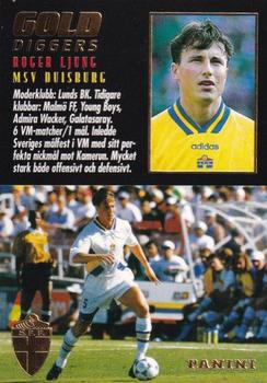 1995 Panini Swedish Fotboll - Golddiggers #5 Roger Ljung Back
