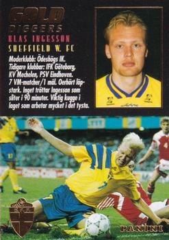 1995 Panini Swedish Fotboll - Golddiggers #13 Klas Ingesson Back