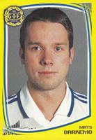 2000 Panini Swedish Allsvenskan #151 Mats Barkemo Front