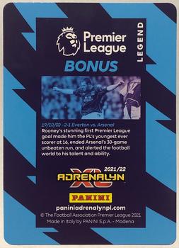 2021-22 Panini Adrenalyn XL Premier League - 3D Lenticular #NNO Wayne Rooney Back