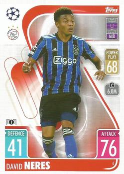 2021-22 Topps Match Attax Champions & Europa League #6 David Neres Front