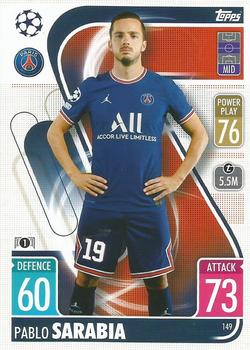 2021-22 Topps Match Attax Champions & Europa League #149 Pablo Sarabia Front