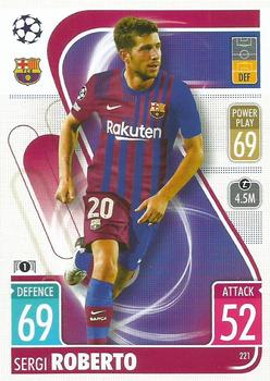 2021-22 Topps Match Attax Champions & Europa League #221 Sergi Roberto Front