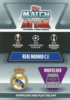 2021-22 Topps Match Attax Champions & Europa League #238 Isco Back