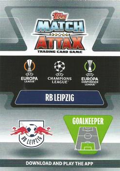 2021-22 Topps Match Attax Champions & Europa League #299 Peter Gulacsi Back