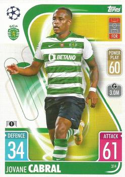 2021-22 Topps Match Attax Champions & Europa League #314 Jovane Cabral Front