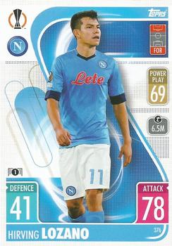 2021-22 Topps Match Attax Champions & Europa League #376 Hirving Lozano Front
