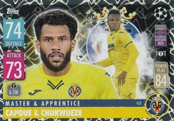 2021-22 Topps Match Attax Champions & Europa League #432 Etienne Capoue / Samuel Chukwueze Front