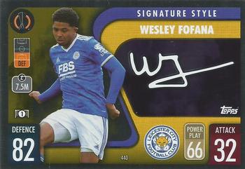 2021-22 Topps Match Attax Champions & Europa League #440 Wesley Fofana Front