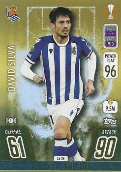 2021-22 Topps Match Attax Champions & Europa League - Gold Limited Edition #LE28 David Silva Front