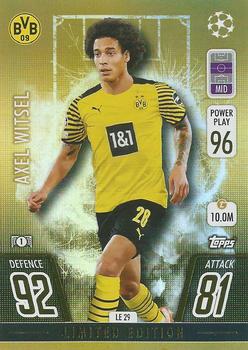 2021-22 Topps Match Attax Champions & Europa League - Gold Limited Edition #LE29 Axel Witsel Front