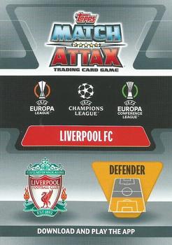 2021-22 Topps Match Attax Champions & Europa League - Gemstone Limited Edition #LE E Trent Alexander-Arnold Back