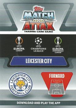 2021-22 Topps Match Attax Champions & Europa League - Gemstone Limited Edition #LE R Jamie Vardy Back