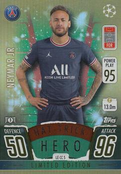 2021-22 Topps Match Attax Champions & Europa League - Festive Cards Limited Edition #LE CC 5 Neymar Jr Front