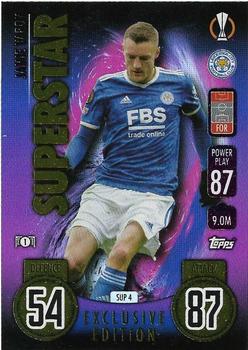 2021-22 Topps Match Attax Champions & Europa League - Superstar #SUP4 Jamie Vardy Front