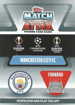 2021-22 Topps Match Attax Champions & Europa League - Chrome Preview #CR2 Raheem Sterling Back