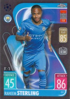 2021-22 Topps Match Attax Champions & Europa League - Chrome Preview #CR2 Raheem Sterling Front