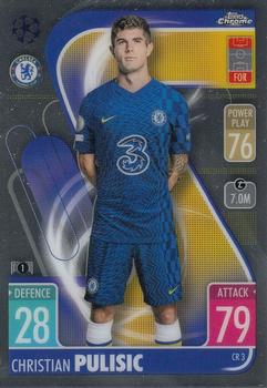 2021-22 Topps Match Attax Champions & Europa League - Chrome Preview #CR3 Christian Pulisic Front
