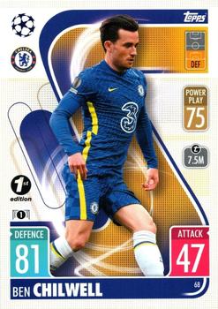 2021-22 Topps Match Attax Champions & Europa League - 1st Edition #68 Ben Chilwell Front