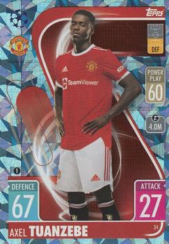 2021-22 Topps Match Attax Champions & Europa League - Crystal #34 Axel Tuanzebe Front