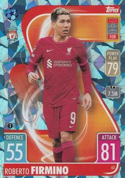 2021-22 Topps Match Attax Champions & Europa League - Crystal #63 Roberto Firmino Front