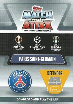 2021-22 Topps Match Attax Champions & Europa League - Crystal #140 Marquinhos Back
