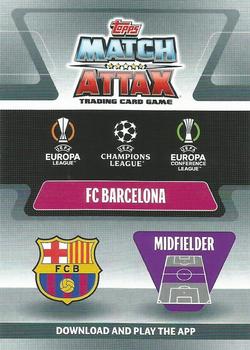 2021-22 Topps Match Attax Champions & Europa League - Crystal #216 Sergio Busquets Back