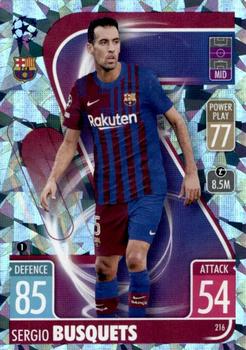 2021-22 Topps Match Attax Champions & Europa League - Crystal #216 Sergio Busquets Front