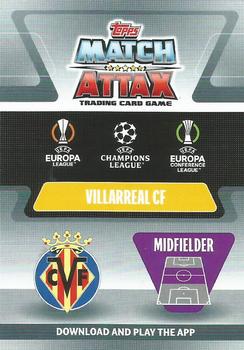 2021-22 Topps Match Attax Champions & Europa League - Crystal #294 Dani Parejo Back