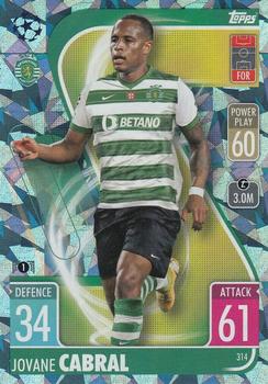 2021-22 Topps Match Attax Champions & Europa League - Crystal #314 Jovane Cabral Front