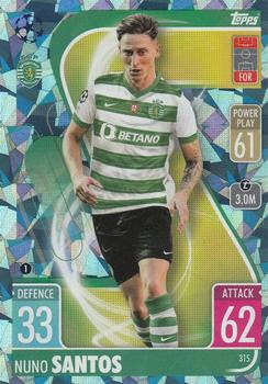 2021-22 Topps Match Attax Champions & Europa League - Crystal #315 Nuno Santos Front