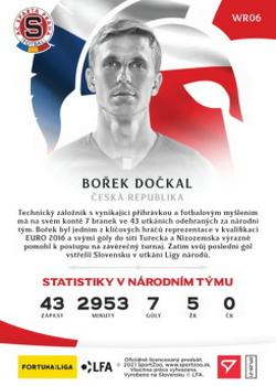 2020-21 SportZoo Fortuna:Liga 2. Serie - National Team Warriors #WR06 Borek Dockal Back