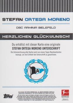 2020-21 Topps Bundesliga Stars of the Season - Autographs #NNO Stefan Ortega Moreno Back
