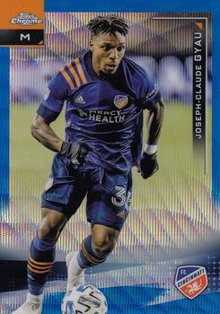 2021 Topps Chrome MLS - Blue Wave Refractor #49 Joseph-Claude Gyau Front