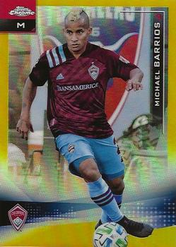 2021 Topps Chrome MLS - Gold Refractor #11 Michael Barrios Front