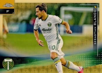 2021 Topps Chrome MLS - SuperFractor #41 Sebastian Blanco Front