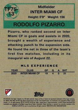2021 Topps Chrome MLS - 1975-76 Topps Footballers #TF75-13 Rodolfo Pizarro Back