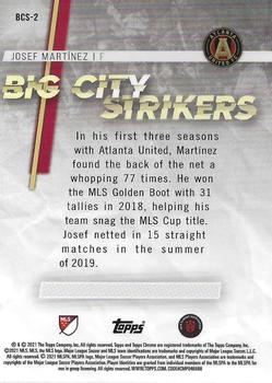 2021 Topps Chrome MLS - Big City Strikers #BCS-2 Josef Martínez Back